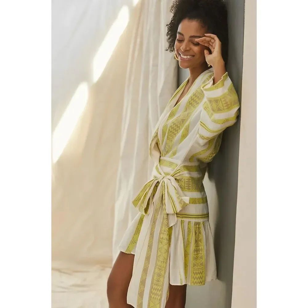 Anthropologie Devotion Twins Belted Mini Dress $375
